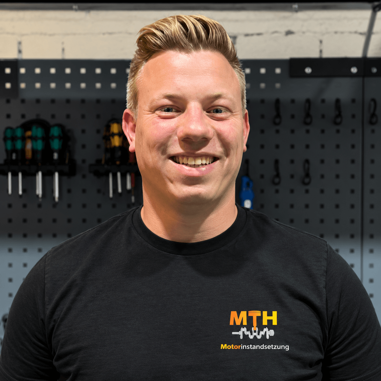 Jost Höppener, Kfz-Meister und Inhaber von MTH Motorinstandsetzung