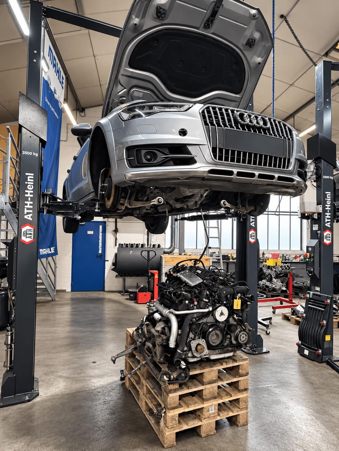 Einblick in die Werkstatt von MTH Motorinstandsetzung